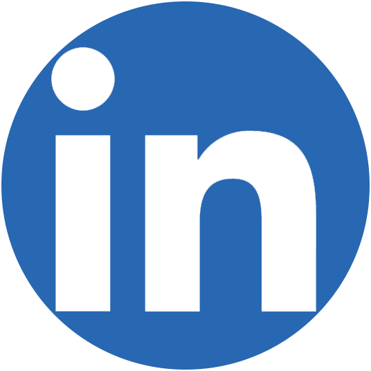 linkedIn logo, blue background with white letter i and white letter n
